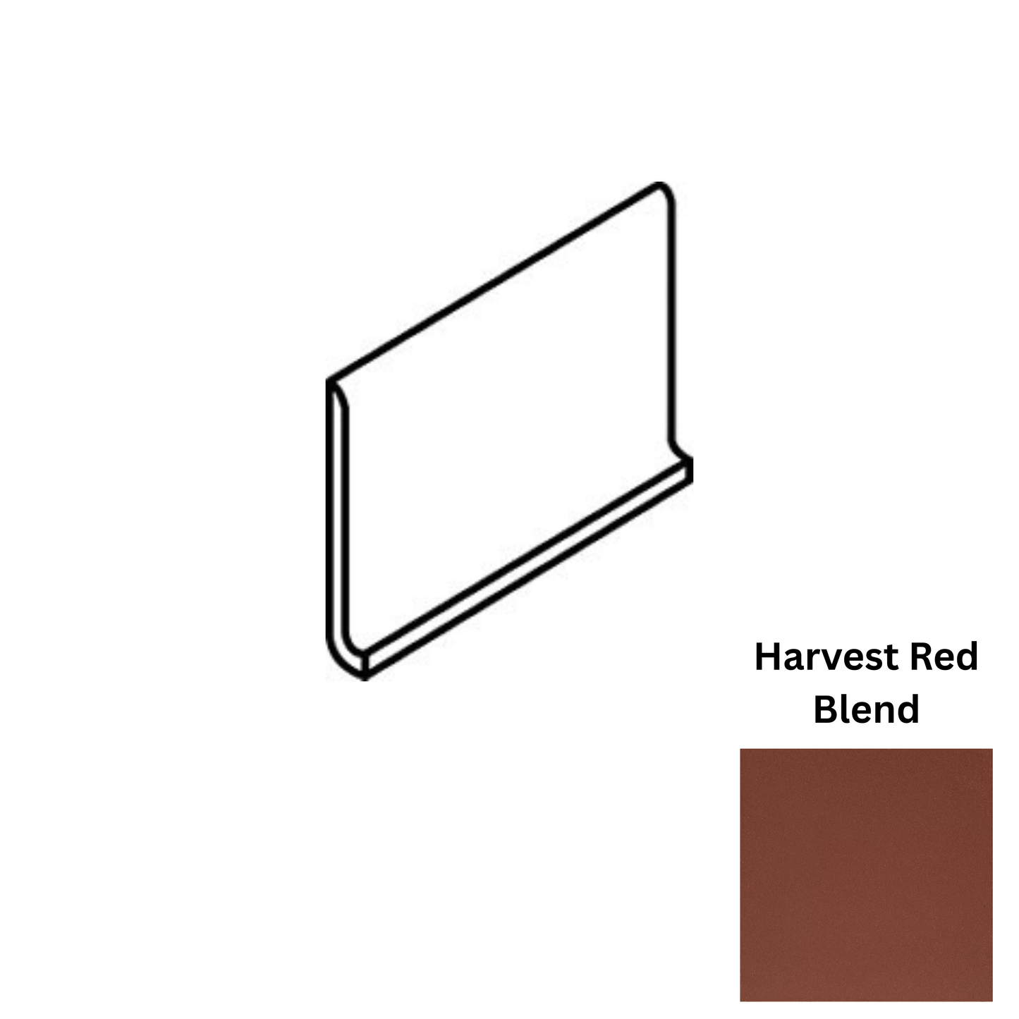 Accessory American Olean - Quarry Naturals - Harvest Red Blend Q3665 Cove Base Matte American Olean