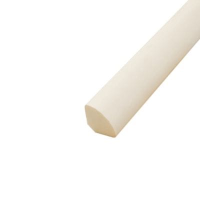 Accessory Mohawk - Vinyl Quarter Round - White Mohawk