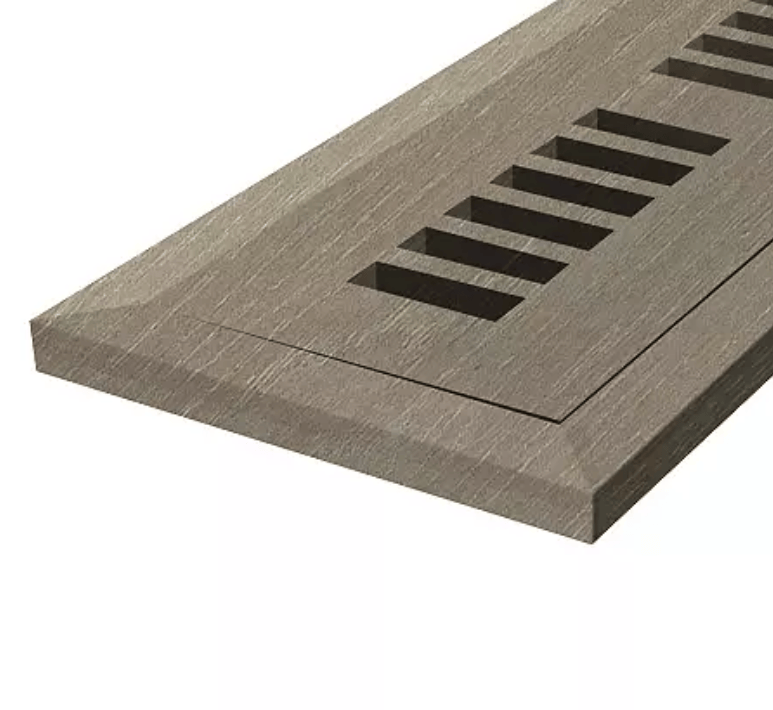 Accessory Mohawk - Wood, Vent Cover, 4x10 - Oyster Oak Mohawk