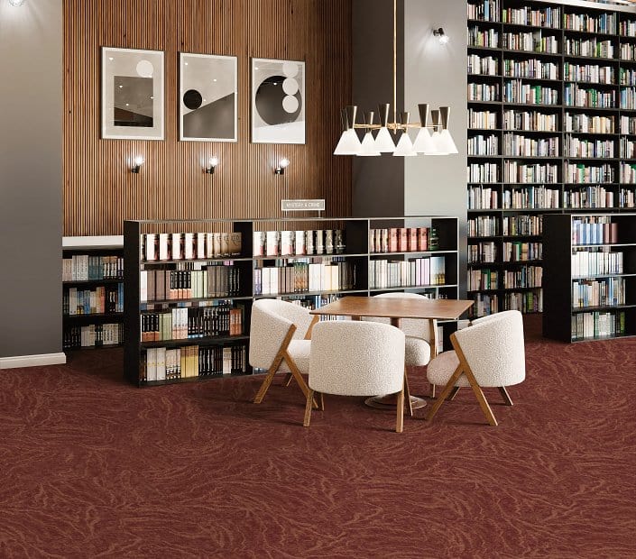 Carpet Tile Philadelphia Commercial - Inked - Wild Currant - Carpet Tile Shaw