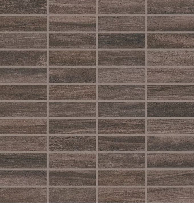 Ceramic Tile Daltile - Articulo - Headline Grey - Glazed Ceramic 1x3 Mosaic Box Daltile
