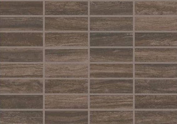 Ceramic Tile Daltile - Articulo - Story Brown - Glazed Ceramic 1x3 Mosaic Box Daltile
