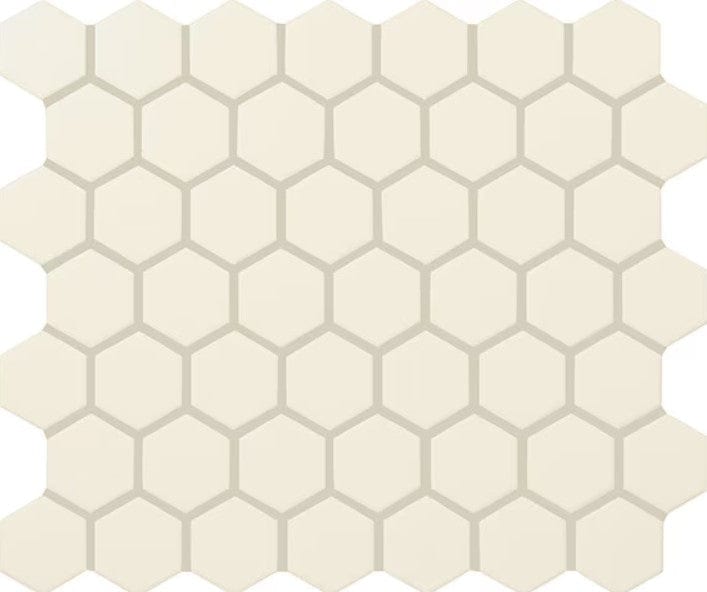 Ceramic Tile Daltile - Color Wheel Mosaic - Biscuit 1.5" Hexagon Daltile