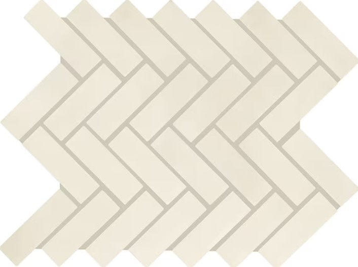 Ceramic Tile Daltile - Color Wheel Mosaic - Matte Biscuit 1x3 Herringbone Box Daltile