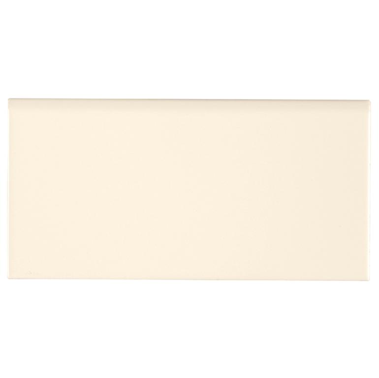Ceramic Tile MSI - Almond Glossy - Bullnose Tile 3x6 MSI International