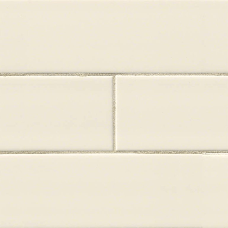 Ceramic Tile MSI - Domino - Almond Glossy - Subway Tile 3x6 MSI International