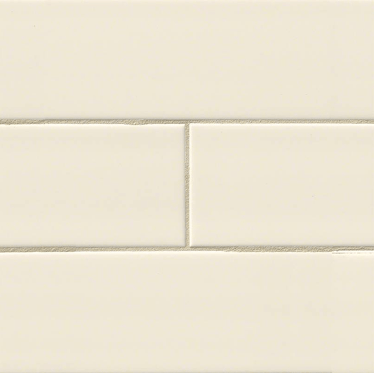 Ceramic Tile MSI - Domino - Almond Glossy - Subway Tile 3x6 MSI International