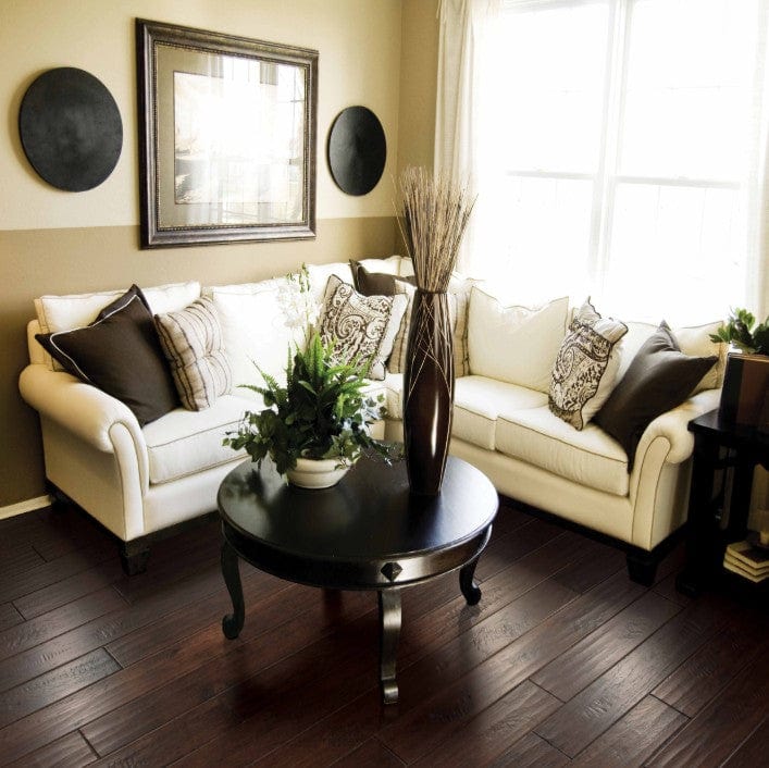 Hardwood Mohawk - TecWood Essentials - Windridge Hickory - Espresso Hickory - Engineered Hardwood Mohawk
