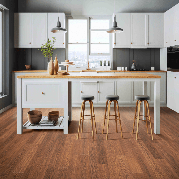 Laminate Mohawk - RevWood Plus - Sterlington - Smooth Amber Oak - Laminate Flooring Mohawk