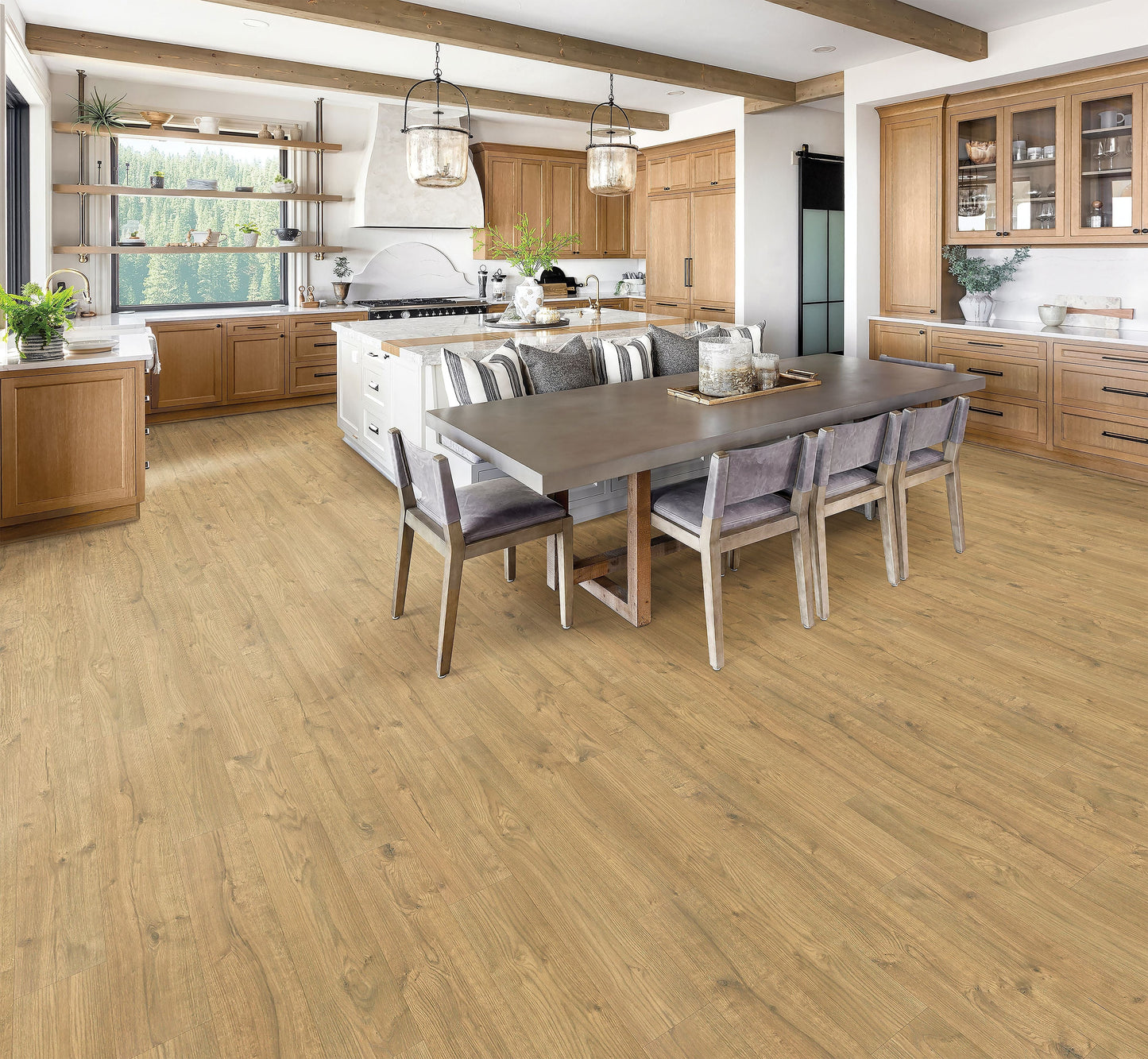 Laminate Mohawk - RevWood Select - Emberstone Ridge - Firewood Oak - Laminate Flooring Mohawk