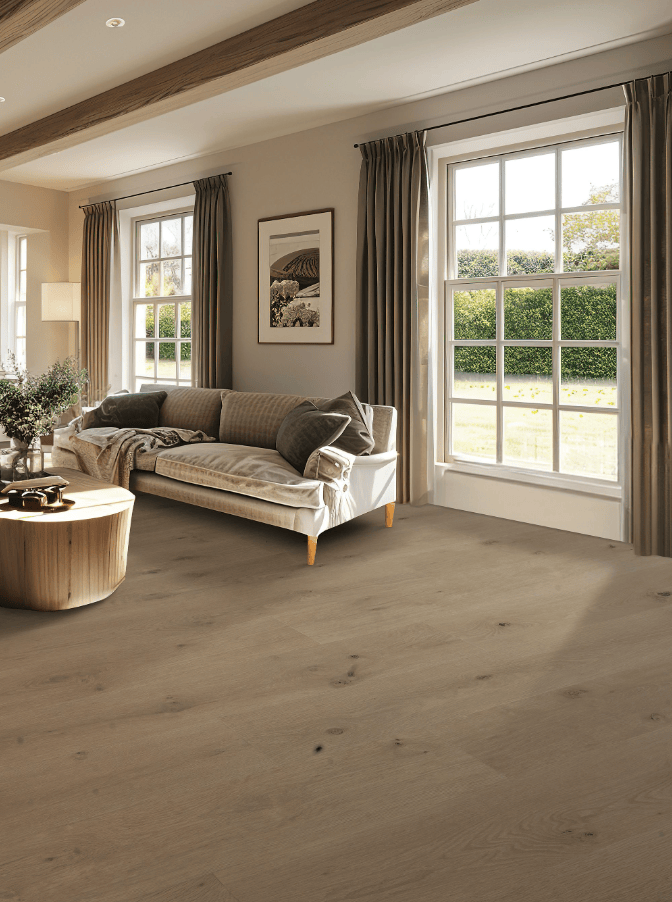 Luxury Vinyl Plank Mohawk - PureTech Premier - Woodland Resort - Aged Stone Oak - Luxury Vinyl Plank Mohawk