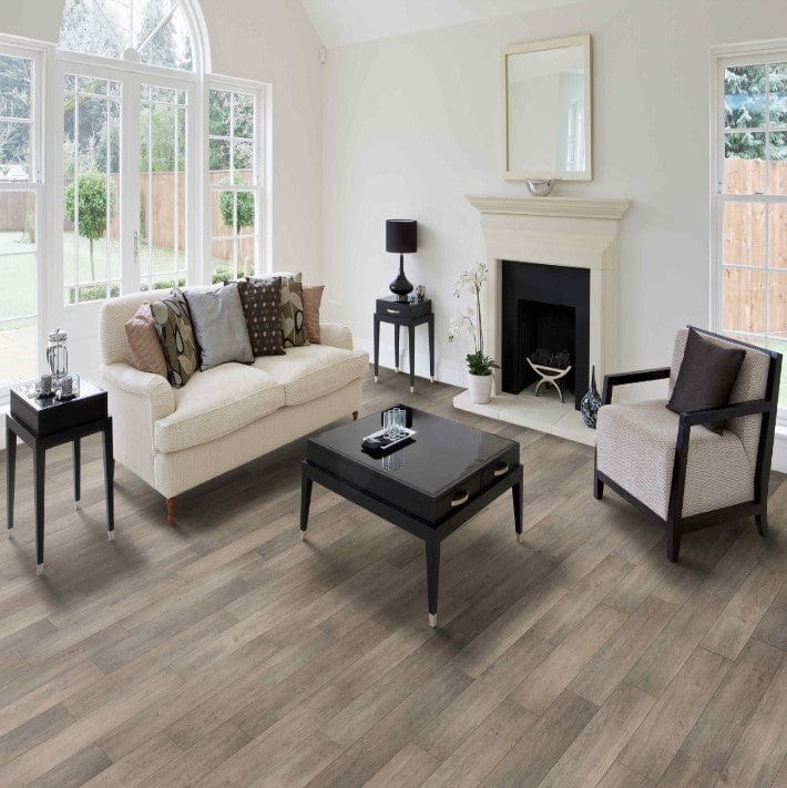 Luxury Vinyl Plank Mohawk - UltimateFlex Essentials - Caldwell - Gotham Grey - Luxury Vinyl Plank Mohawk