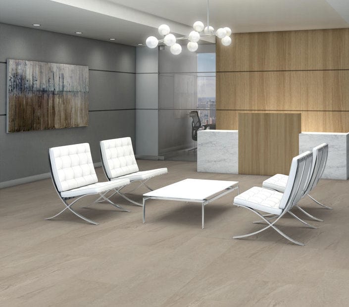 Luxury Vinyl Plank Philadelphia Commercial - Obelisk Loose Lay - Beige Slate - Luxury Vinyl Plank Shaw