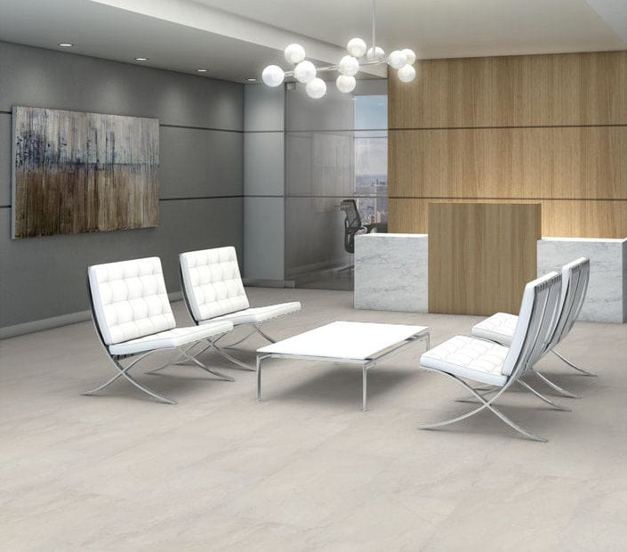 Luxury Vinyl Plank Philadelphia Commercial - Obelisk Loose Lay - Ivory Soapstone - Luxury Vinyl Plank Shaw