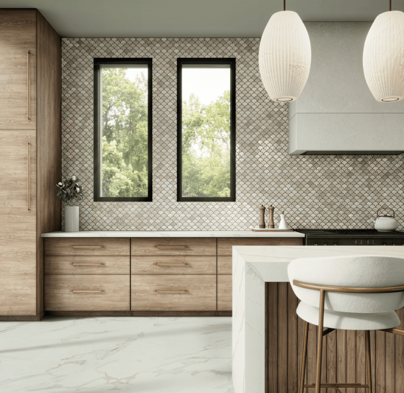Luxury Vinyl Tile Daltile - Grantshire - Catania Calacatta - Luxury Vinyl - 12 mil - 12" x 24" Daltile