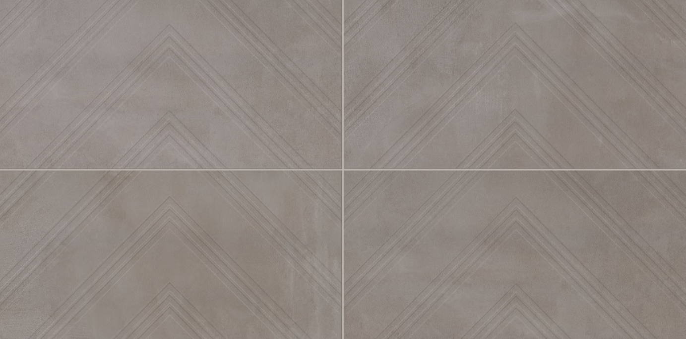 Porcelain Tile Daltile - Chord - Forte Grey 12x24 Textured - Porcelain Tile Daltile