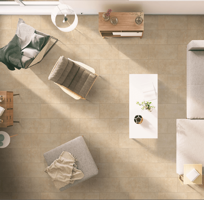 Porcelain Tile MSI - Aria - Cremita - Porcelain Floor Tile 12X24 MSI International