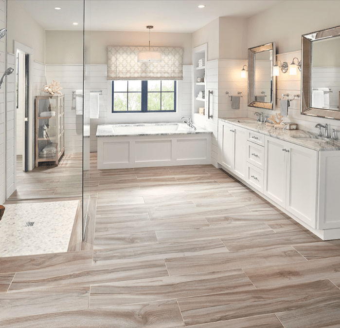 Porcelain Tile MSI - Aspenwood - Ash - Porcelain Wood Look Tile MSI International