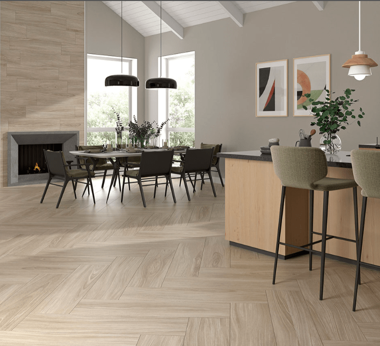 Porcelain Tile MSI - Braxton - Saddle - Porcelain Wood Tile MSI International