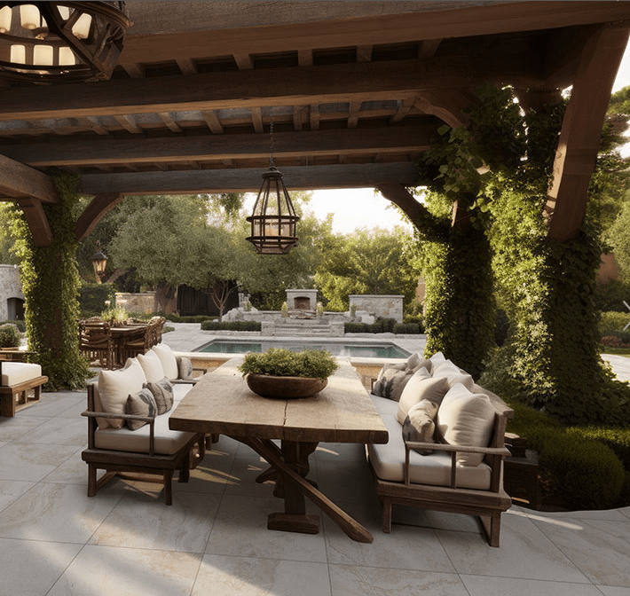 Porcelain Tile MSI - Livingstyle - Travertino - Porcelain Tile - 24x24 MSI