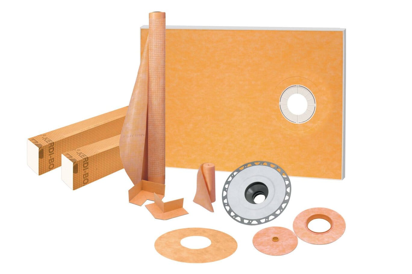 Shower Kit Schluter®-KERDI-SHOWER-KIT Without the Grate Schluter