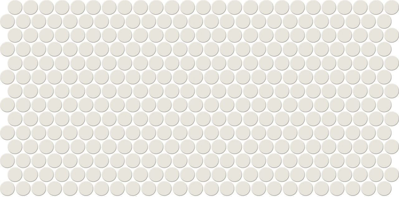 Tile Daltile - Keystones - Arctic White Penny Rounds Daltile
