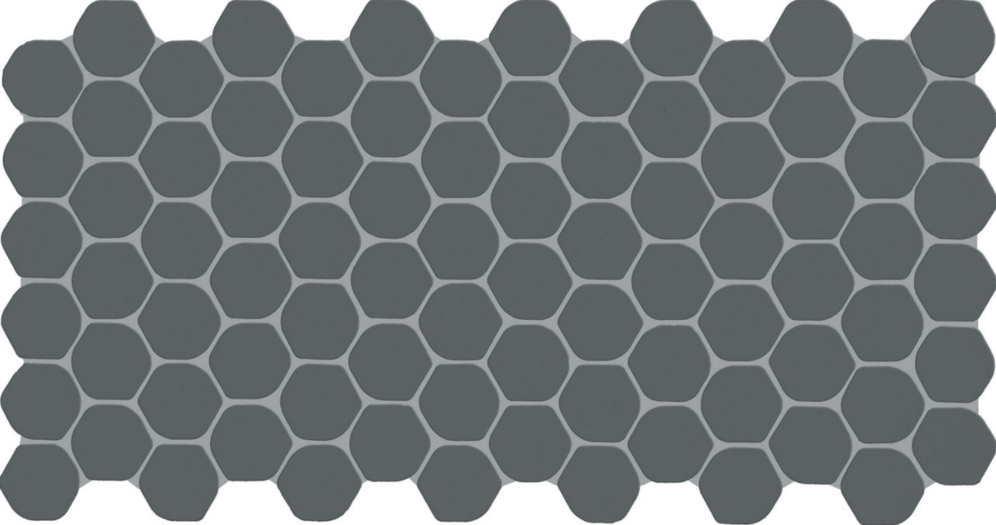Tile Daltile - Keystones - Castlerock Organic 2" Hexagon Mosaic Daltile