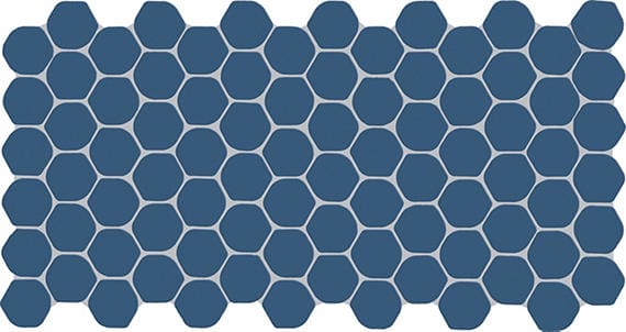 Tile Daltile - Keystones - Galaxy Organic 2" Hexagon Mosaic Daltile