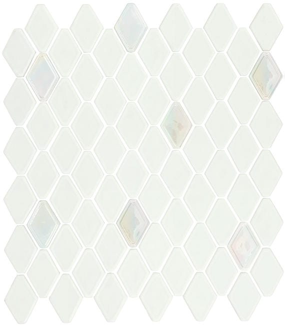 Tile Daltile - Starcastle - Celestial Elongated Hexagon - Glass Mosaic Daltile