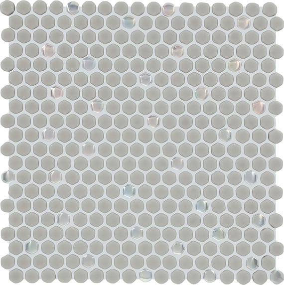Tile Daltile - Starcastle - Supernova Mini Hexagon - Glass Mosaic Daltile
