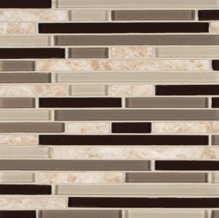 Tile MSI - Amalfi Cafe Interlocking Pattern 6mm Tile MSI