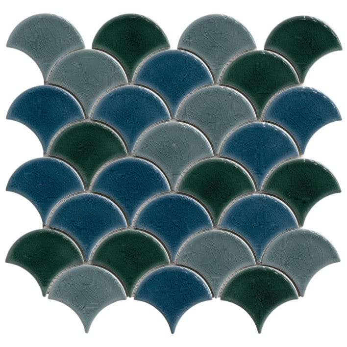 Tile MSI - Azul Scallop 8mm Tile MSI