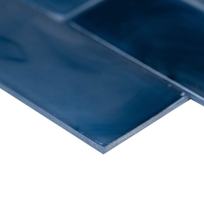 Tile MSI - Blue Shimmer Glass Subway Tile MSI