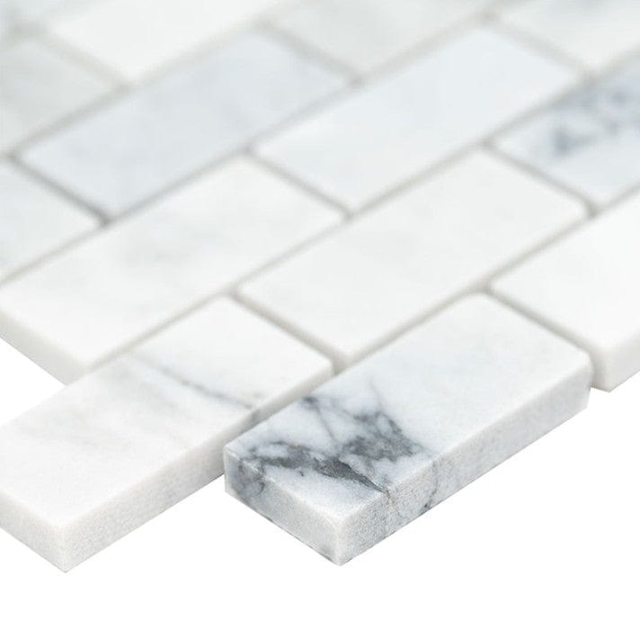 Tile MSI - Carrara Classique Brick 1x2 Honed Tile MSI