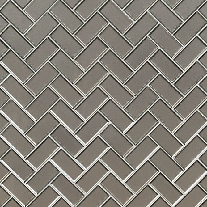 Tile MSI - Champagne Bevel Herringbone 8mm Tile MSI