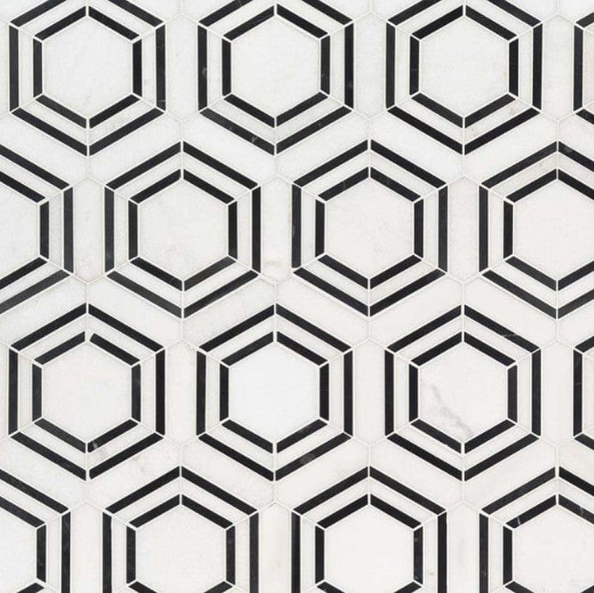 Tile MSI - Georama Nero Polished Tile MSI