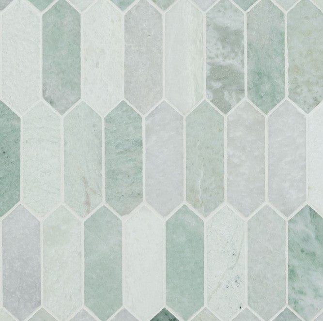 Tile MSI - Icelandic Green Picket Polished Tile MSI