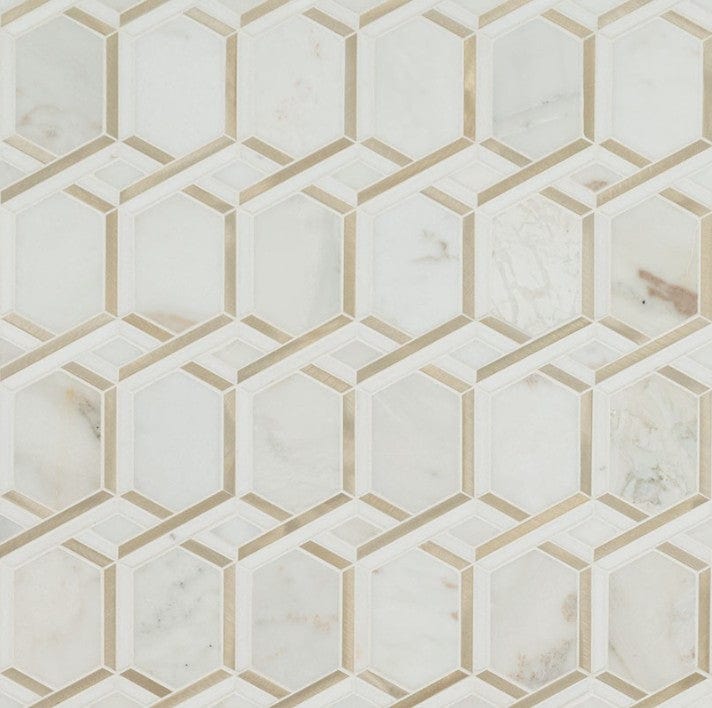 Tile MSI - Luxor Royal Link Gold Pattern Tile MSI