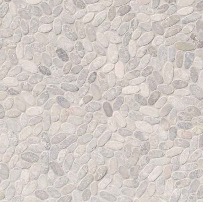 Tile MSI - Rio Lago - Sliced Pebble Ash Tumbled MSI