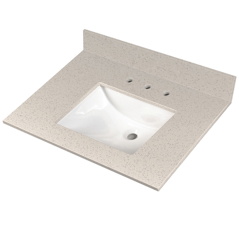 Vanity Top MSI - Iced White 37x22 Polished Vanity Top MSI