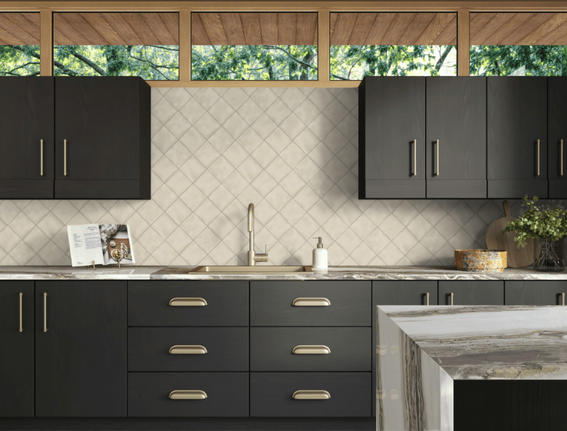 Wall Tile Daltile - Nu Bare - Bone - Handcrafted - Tile - 4" x 4" Daltile