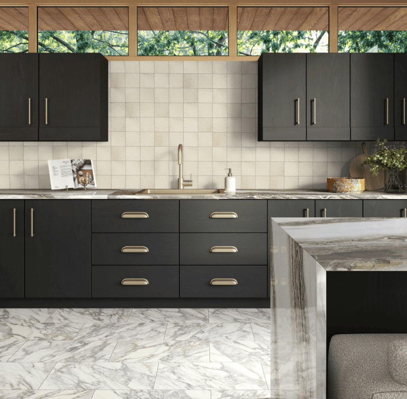 Wall Tile Daltile - Relicca - Pristine - Circle - Tile - 4" x 4" Daltile