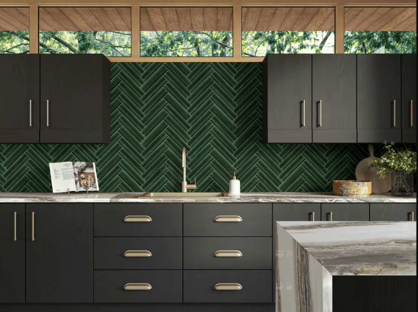 Wall Tile Daltile - Remedy - Herbal - Fluted - Tile - 2" x 10" Daltile
