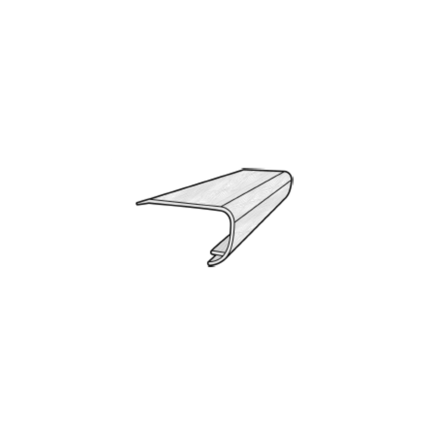 Accessory Shaw - Endura Plus - Cinnamon Walnut - Overlap Stair Nose Shaw