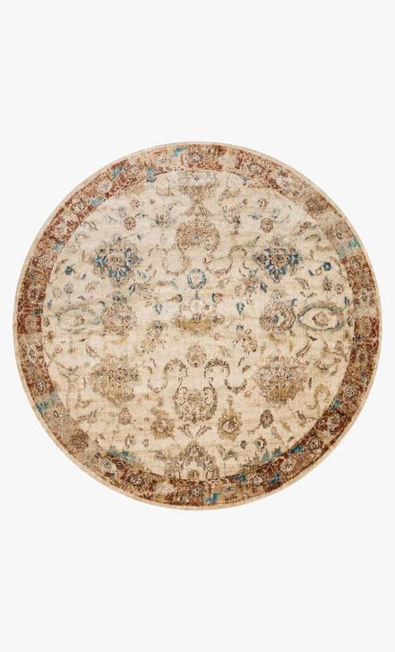 Area Rugs Loloi - Anastasia Collection - AF-04 Ant. Ivory / Rust - Area Rug Loloi