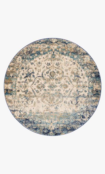 Area Rugs Loloi - Anastasia Collection - AF-06 Blue / Ivory - Area Rug Loloi