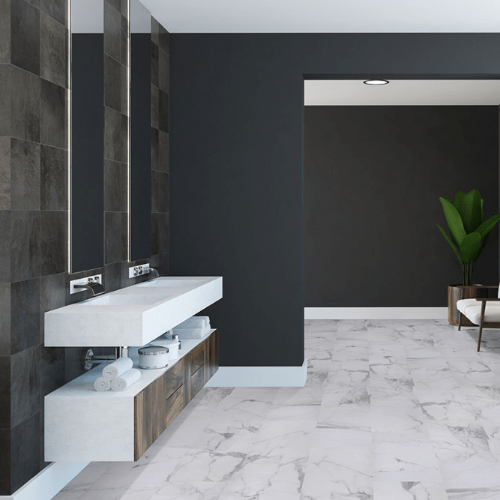 Luxury Vinyl Tile MSI Surfaces - Trecento - Calacatta Legend - Luxury Vinyl Tile MSI International