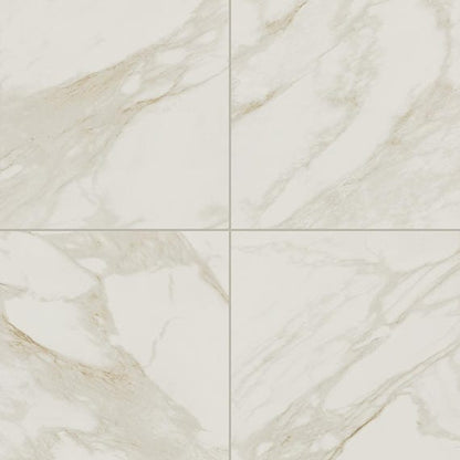 Floor Tile Daltile - Perpetuo - Brilliant White Square 12x12 Matte - Floor Tile Daltile