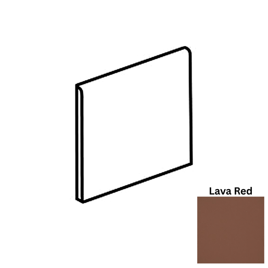 Accessory American Olean - Quarry Naturals - Lava Red Q1885 Bullnose Matte American Olean