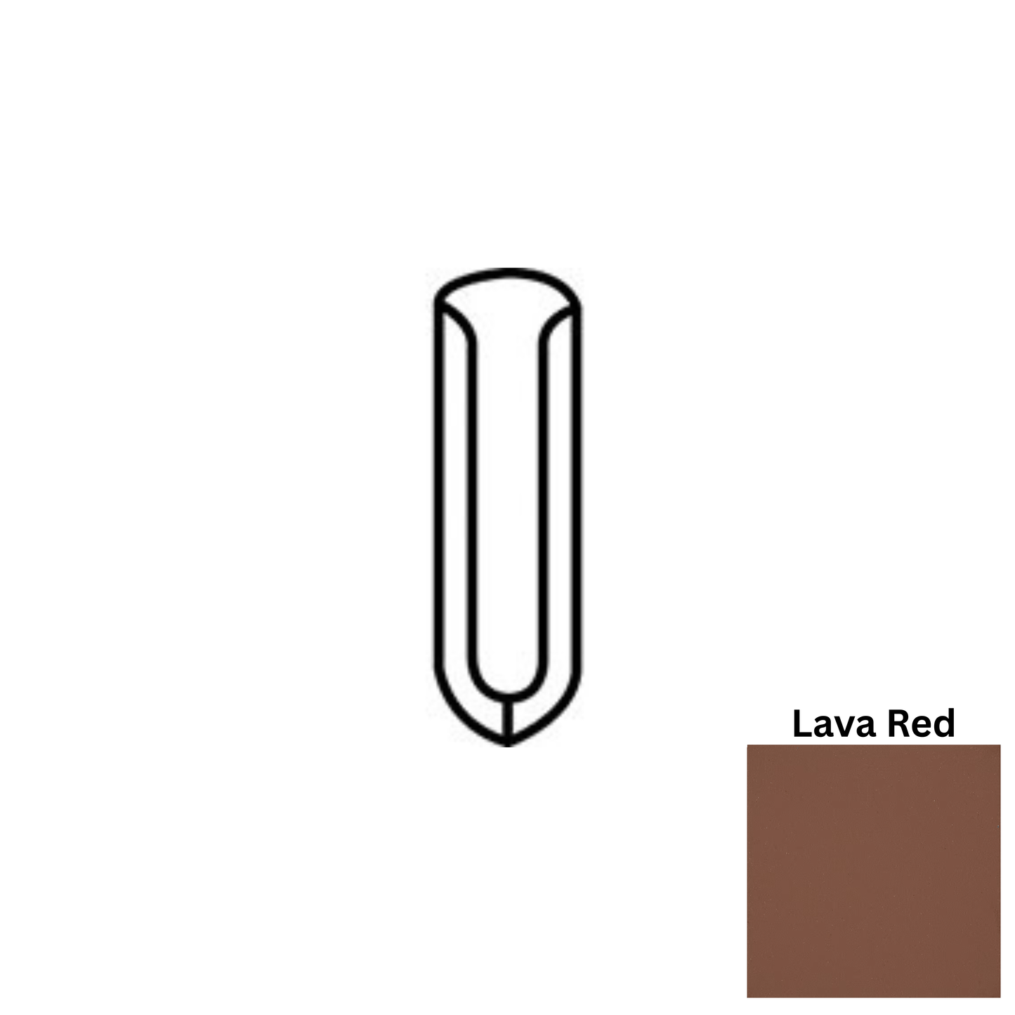 Accessory American Olean - Quarry Naturals - Lava Red QB3565 Cove Base Incorner Matte American Olean